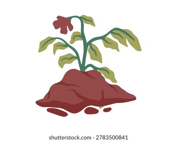Hand Drawn Wilted Tree Illustration