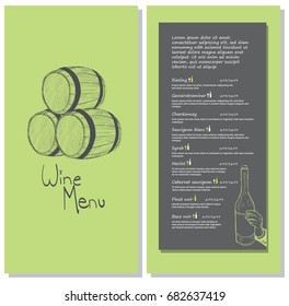 Hand Drawn Wine Element 