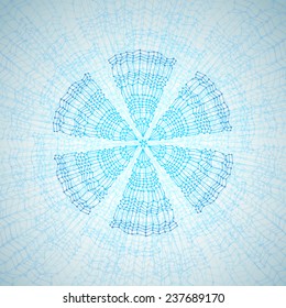 Hand drawn winter background, vector eps10 illustration