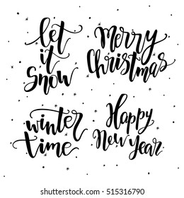 Hand Drawn Winter Lettering