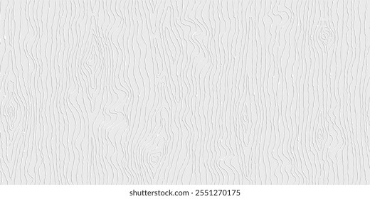 Prancha de madeira desenhada à mão, padrão sem costura, textura de madeira, fundo cinza claro, design vetorial