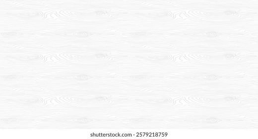 Hand drawn wood plank, seamless pattern, wood texture, light gray background, vector design