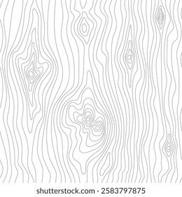 Hand drawn wood plank, seamless pattern, wood texture, black lines on white background, vector design