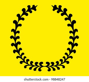 hand drawn wreath