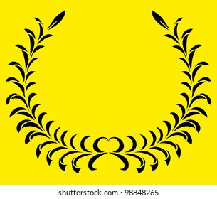 hand drawn wreath
