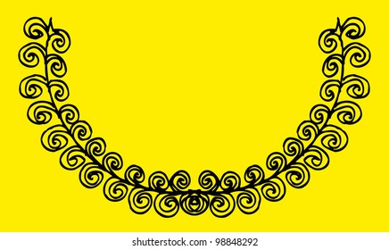 hand drawn wreath
