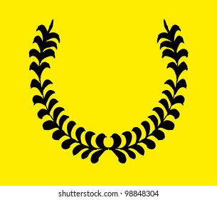 hand drawn wreath