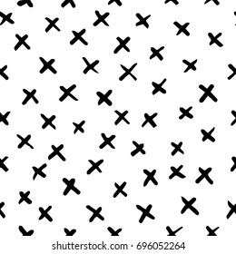 Hand Drawn X Seamless Vector Pattern Stock Vector (Royalty Free ...