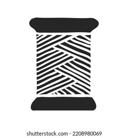 Hand drawn Yarn vector illustration