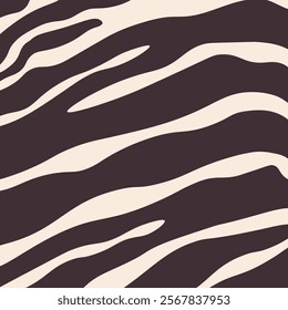 Hand Drawn Zebra Print Vector Illustration