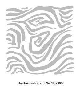 Hand drawn Zebra print - vector