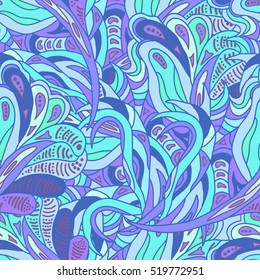 Hand drawn zentangle seamless pattern.  for cards, invitation, wallpapers, pattern fills, textile.