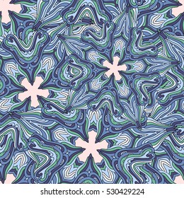 Hand drawn zentangle seamless pattern.  for cards, invitation, wallpapers, pattern fills, textile.