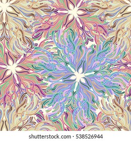 Hand drawn zentangle seamless pattern.  for cards, invitation, wallpapers, pattern fills, textile.