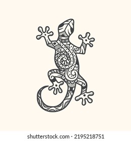 dibujo estilizado de Zentangle dibujado a mano