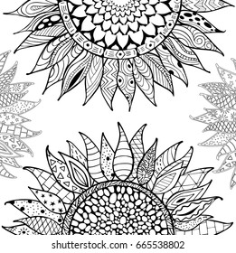 Sunflower Mandala Hd Stock Images Shutterstock