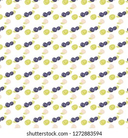 Hand drew roses seamless repeating pattern background