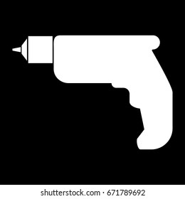 Hand drill icon .