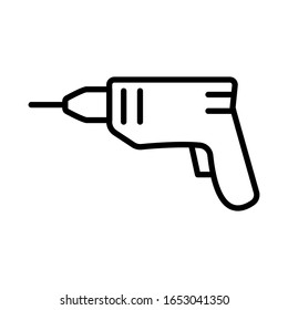 hand drill icon design, flat style icon collection