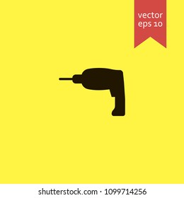 hand drill. hand drill icon. sign design. Vector EPS 10.