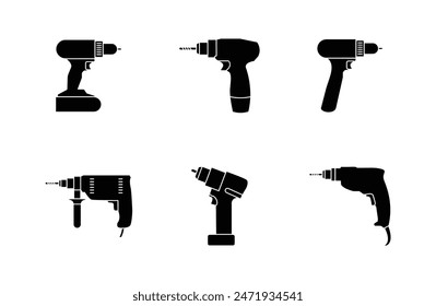 Handbohrer Logo Symbol Design Illustration Vorlage