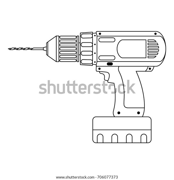 1,804 Power Drill Sketch Images, Stock Photos & Vectors | Shutterstock