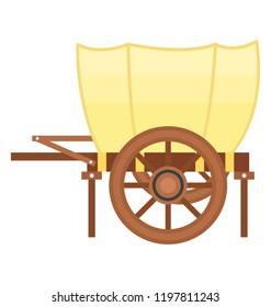 
A hand driven cart for old times transportation 
