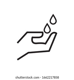 diseño de ilustración vectorial de líneas de spa