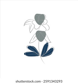 hand drow line art design