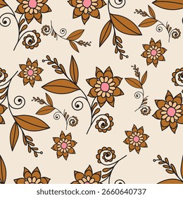 Patrón floral ahogado a mano. Flores silvestres de verano en un fondo blanco.
