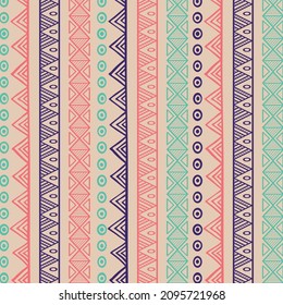 Huella de mano Abstracto estilo boho patrón tejido artesanal. Diseño étnico tradicional para prendas de vestir y revestimientos textiles, alfombras o tapicería