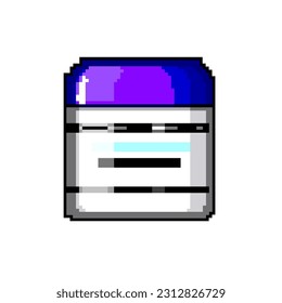hand dry skin cream game pixel art retro vector. bit hand dry skin cream. old vintage illustration