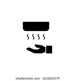 Hand dryer, bathroom icon. Simple bathroom icons for ui and ux, website or mobile application