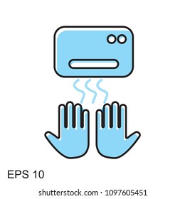 hand dryer icon