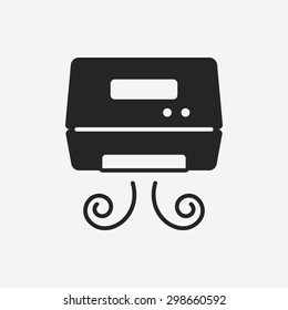 Hand dryer icon