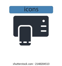 símbolos de iconos de secadores de mano elementos vectores para web infográfica