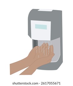 Hand Dryer In Public Toilet.hand dryer machine