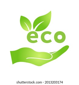 Icono de hoja verde ecológica Bio Naturaleza ecológica símbolo ecológico para web y negocios
