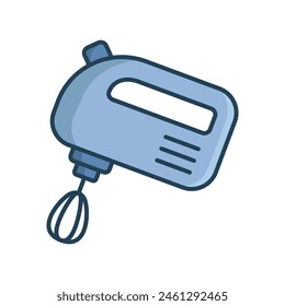hand electric mixer icon vector design template simple and clean