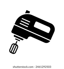 hand electric mixer icon vector design template simple and clean