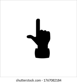 hand emoji icon vector illustration logo template