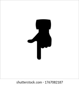 hand emoji icon vector illustration logo template