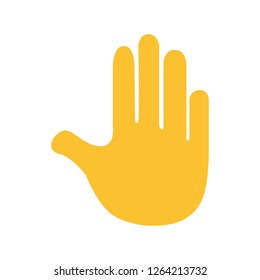 Hand emoji vector