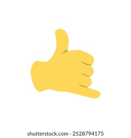 Mano emoji Ilustración vectorial expresión