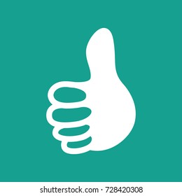 Hand Emoticon icon vector