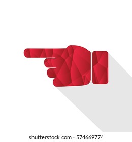 hand emotion icon vector illustration