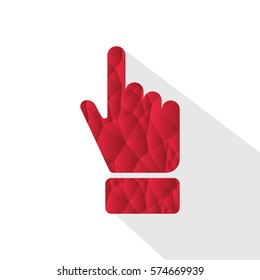 hand emotion icon vector illustration