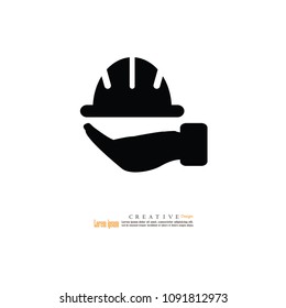 hand with Engineer icon.vector illustration.