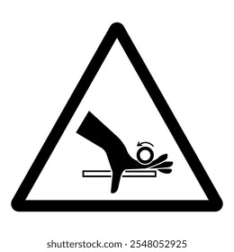 Hand Entangle Rollers Symbol Sign, Vector Illustration, Isolate On White Background Label.EPS10