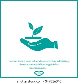 hand of environmental protection
